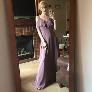 Mauve formal gown/bridesmaid dress